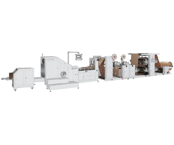 LSB-330D+LST-41100 Полностью автоматическая машина для изготовления бумажных пакетов с флексографской печатью
