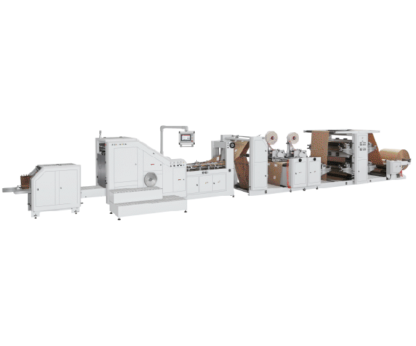 LSB-330LD+LST-41100 Полностью автоматическая машина для изготовления бумажных пакетов с флексографской печатью